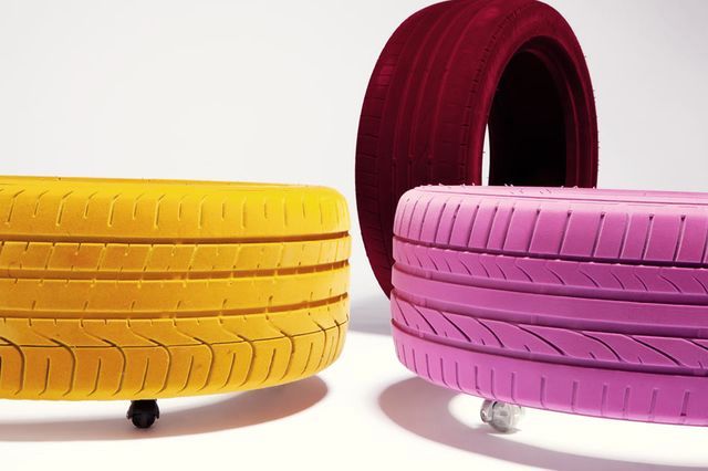 bright furniture from tires