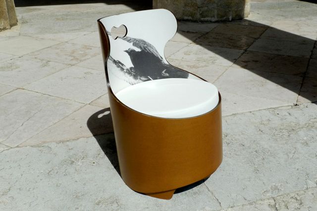 furniture from paper - chairs from cellulose pipes