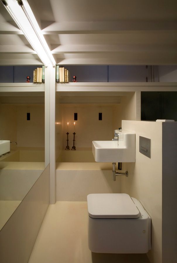 two-level apartment, bath