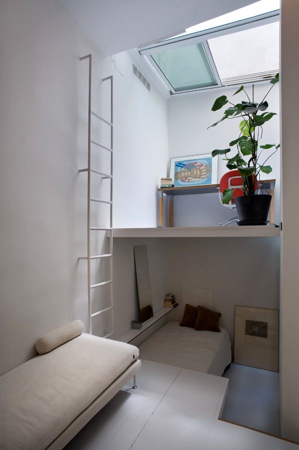 two-level apartment, window