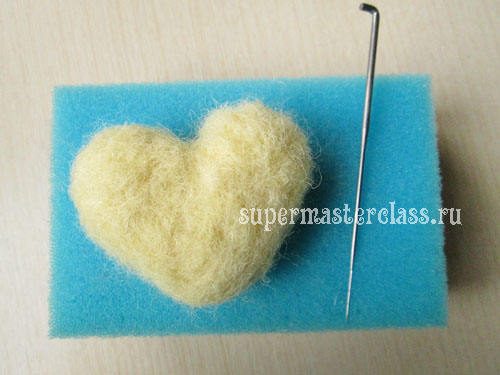 Felting a Heart of Wool: Master Class