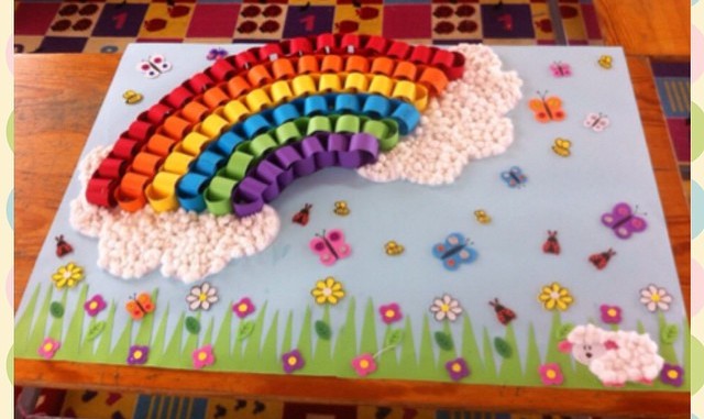 Spring crafts in kindergarten (4)