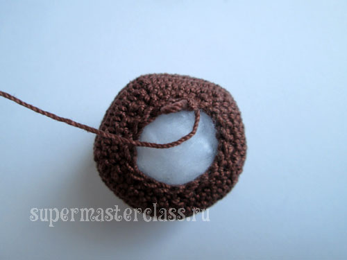 Master class on crocheted monkey with a description and scheme