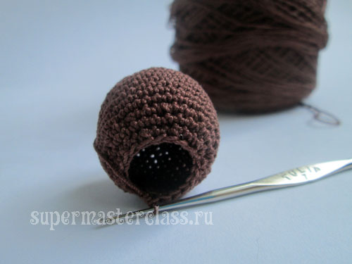 Master class on crocheted monkey with a description and scheme