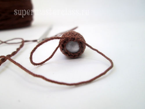 Crochet Monkey Keychain