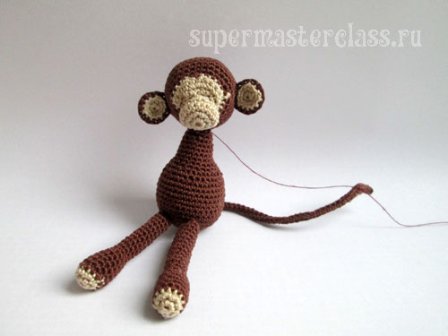 MK knitted monkey