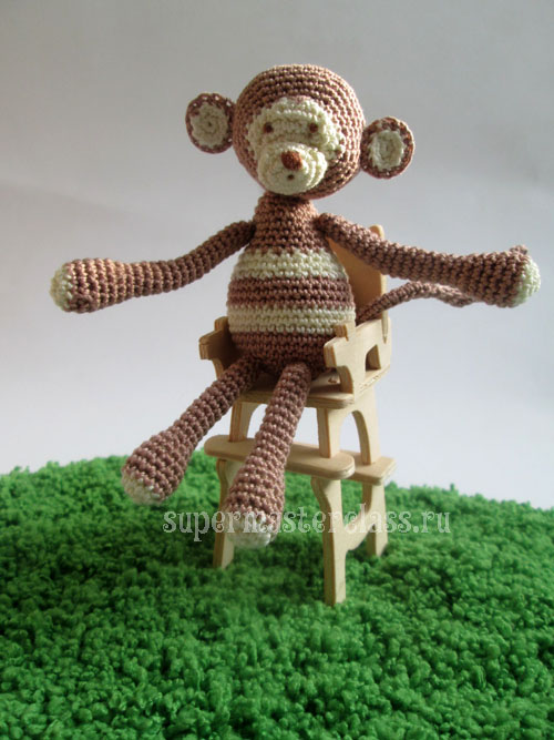 Knitted monkeys: master class