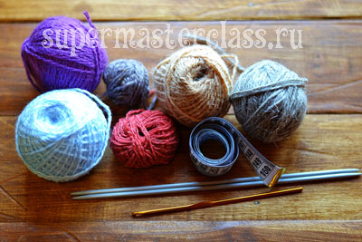 Knitting rug for beginners