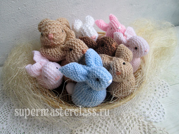 Easter Bunny Knitting