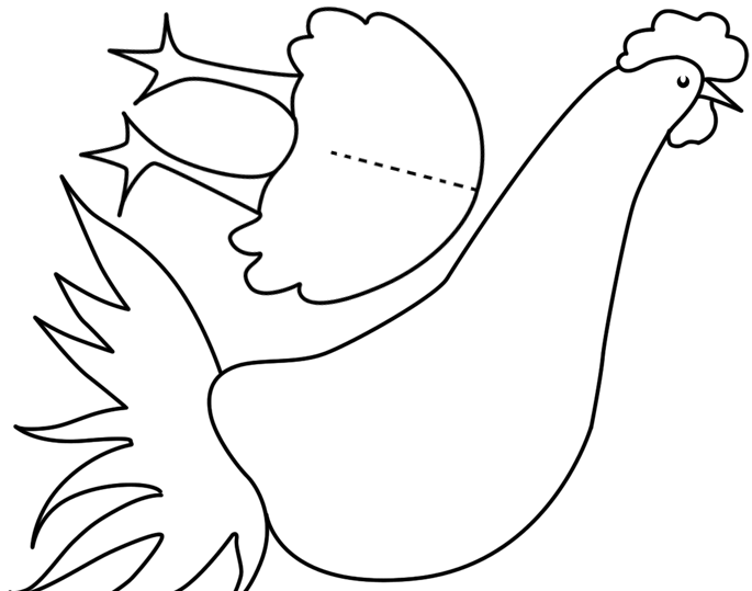 نمط الديك بيديك لخياطة رمزا لعام 2017 من شعر