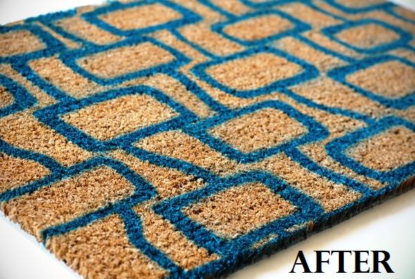 mat after door decoration