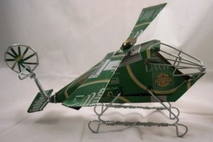 Helicopter from the beer can.