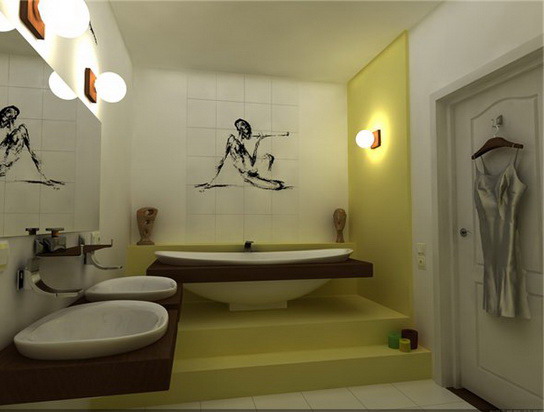 Снимка в банята в японски стил