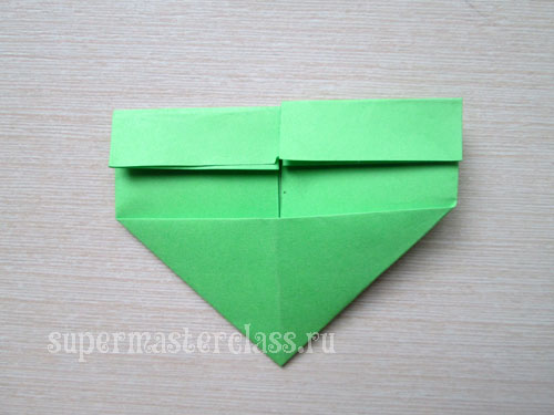 Handmade paper bookmark: heart