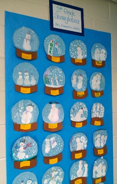 winter handmade articles for school for children 