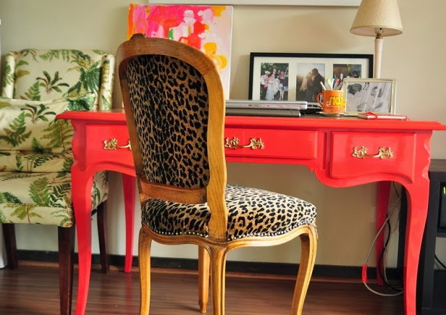 Leopard chair photo