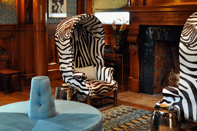 furniture print zebra photo