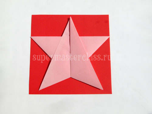 Hand made paper asterisk (origami)