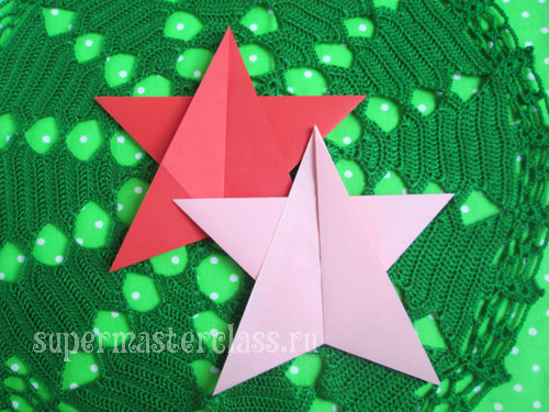 Origami asterisk