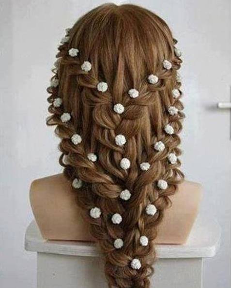 Wedding hairstyles for long hair. Photo number 17